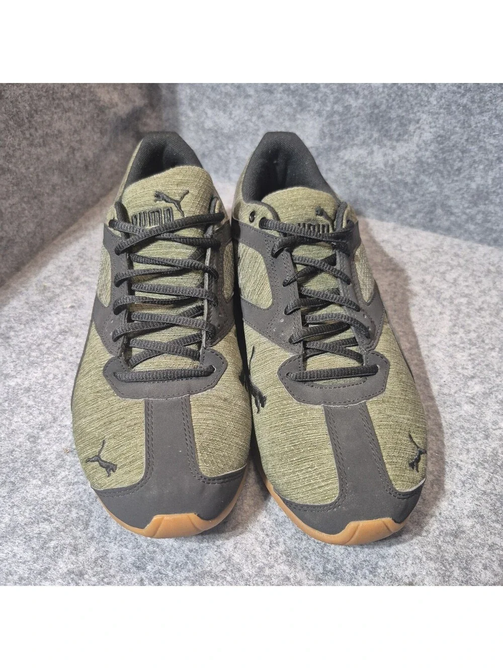 Puma Tazon 6 Men's 8.5 Heather Green & Black